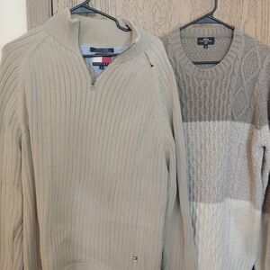 Tommy Hilfiger Beige Sweater for Men